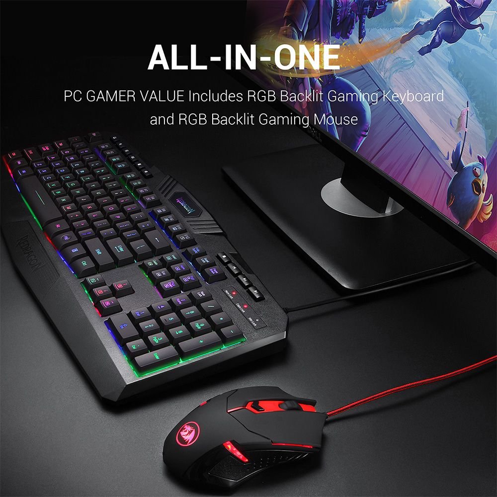 Redragon S1013 Wired Gaming Keyboard and Mouse Combo  REPC Computer Store